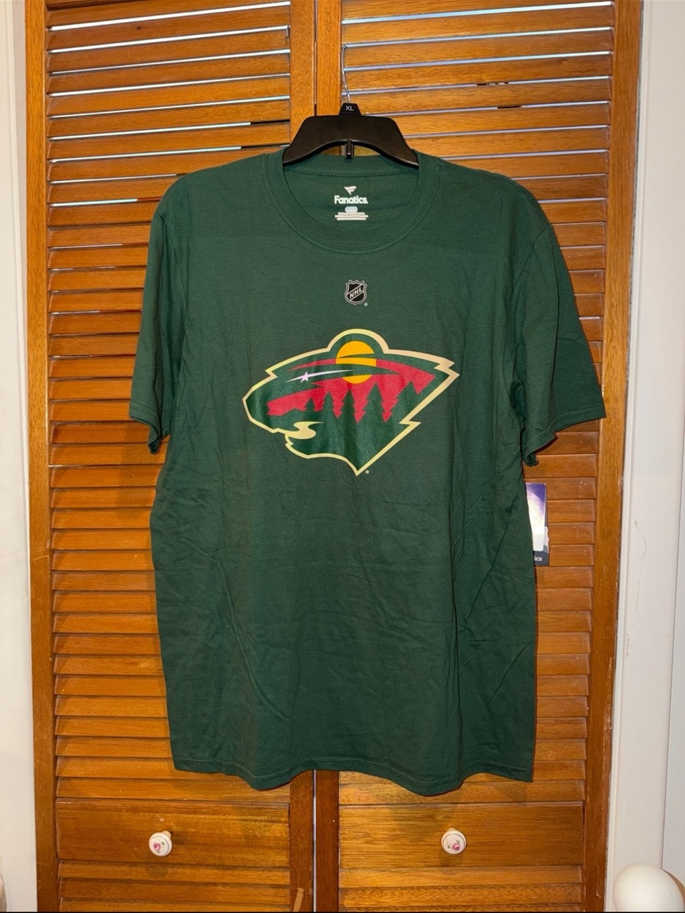 Minnesota Wild Kirill Kaprizov Fanatics Shirt. Mens Large (NWTS)